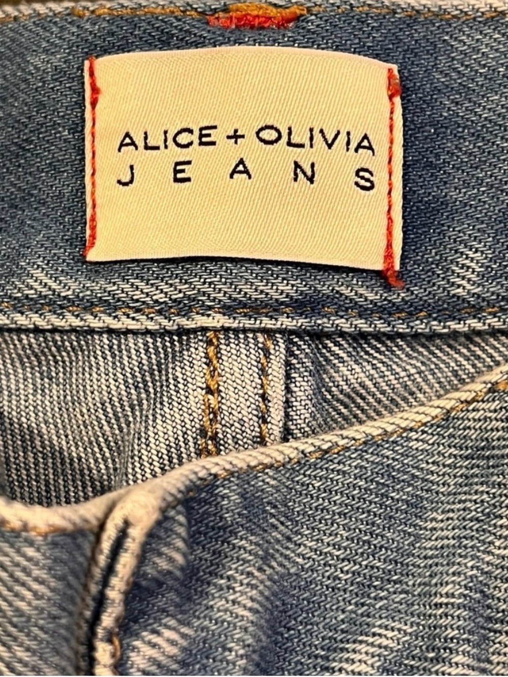 Alice + Olivia Light Blue Cargo Wide-Leg Jeans - Picture 9 of 10